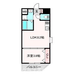 リックス天王寺南の物件間取画像